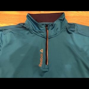 Reebok Light Blue Half Zip Pullover